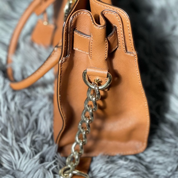 Michael Kors Brown Saffiano Leather Purse - Picture 2 of 13